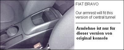 Armrest FIAT BRAVO (2007 onwards).